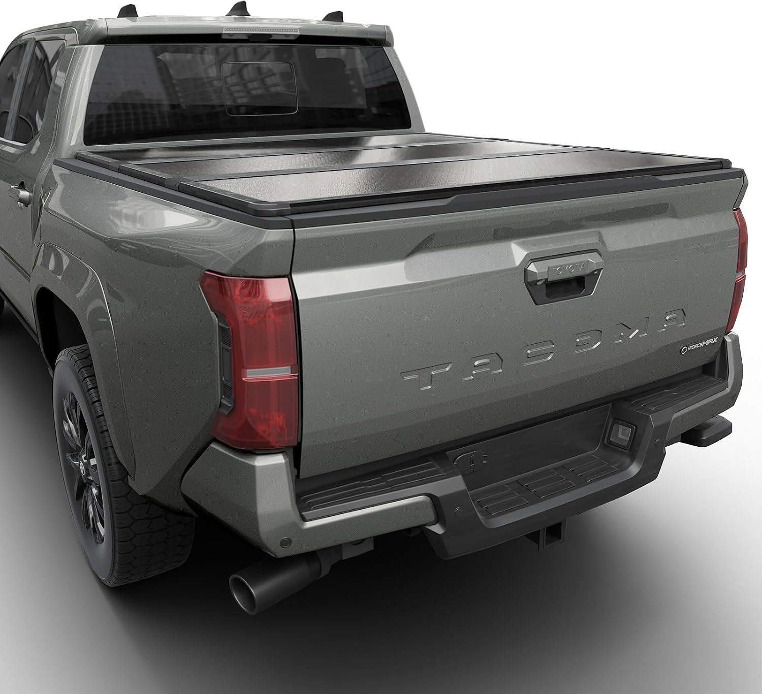 Tutel hard shell folding tonneau cover for Toyota Tacoma 6 foot 2 inch bed