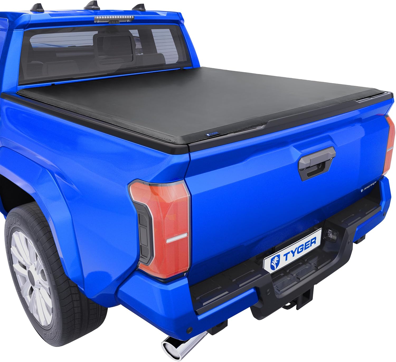 Tyger Auto T1 soft roll-up tonneau cover for Toyota Tacoma 2024-2026 5-foot bed