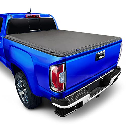 Tyger Auto T3 soft tri-fold tonneau cover for 2023-2026 Chevy Colorado and GMC Canyon 5'1 bed