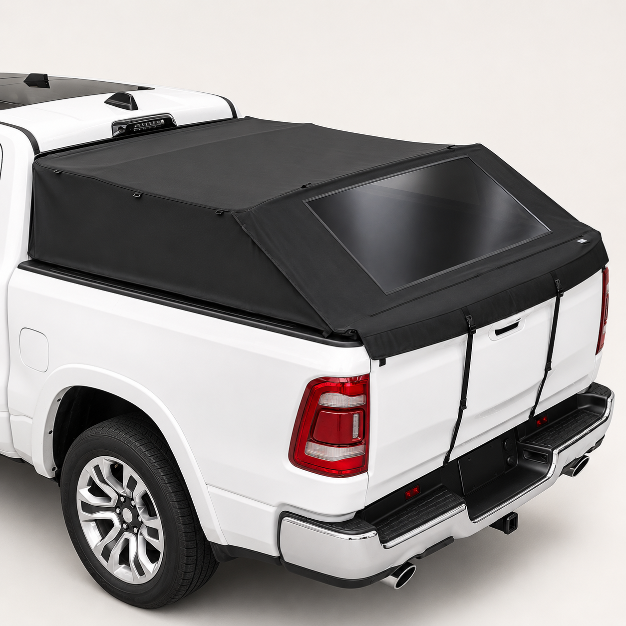 JOYTUTUS foldable soft truck bed topper for 2019-2026 Ram 1500 5.5-foot bed