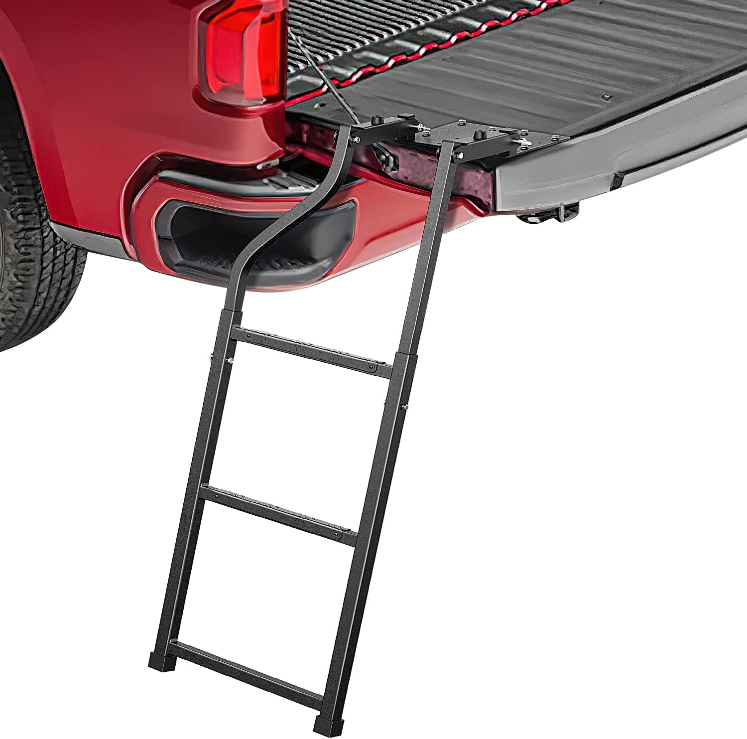 Nilight 93100A foldable truck tailgate ladder