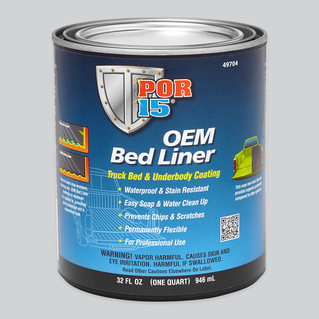 POR-15 OEM Bed Liner 49704 quart can
