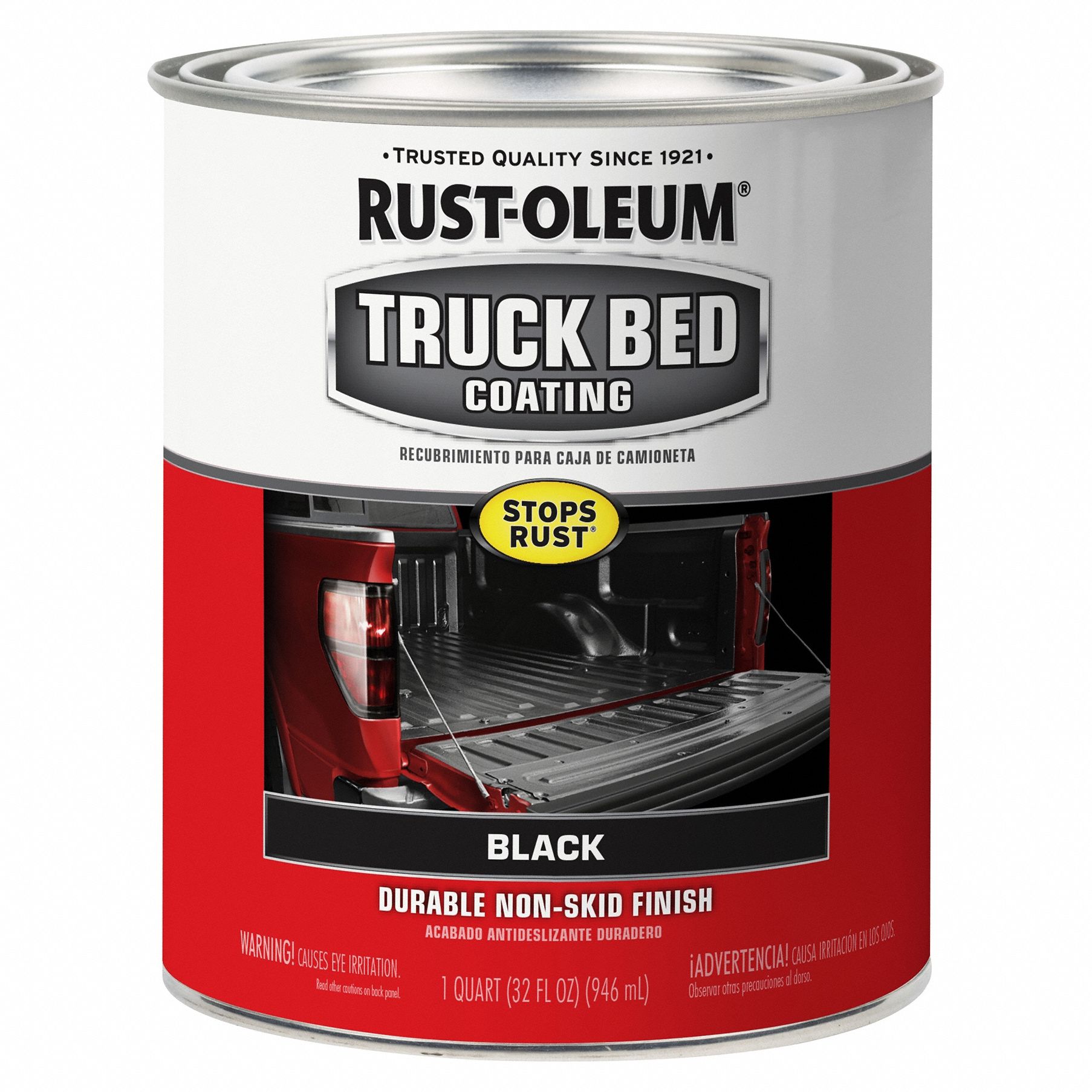 Rust-Oleum 342668 black truck bed coating quart