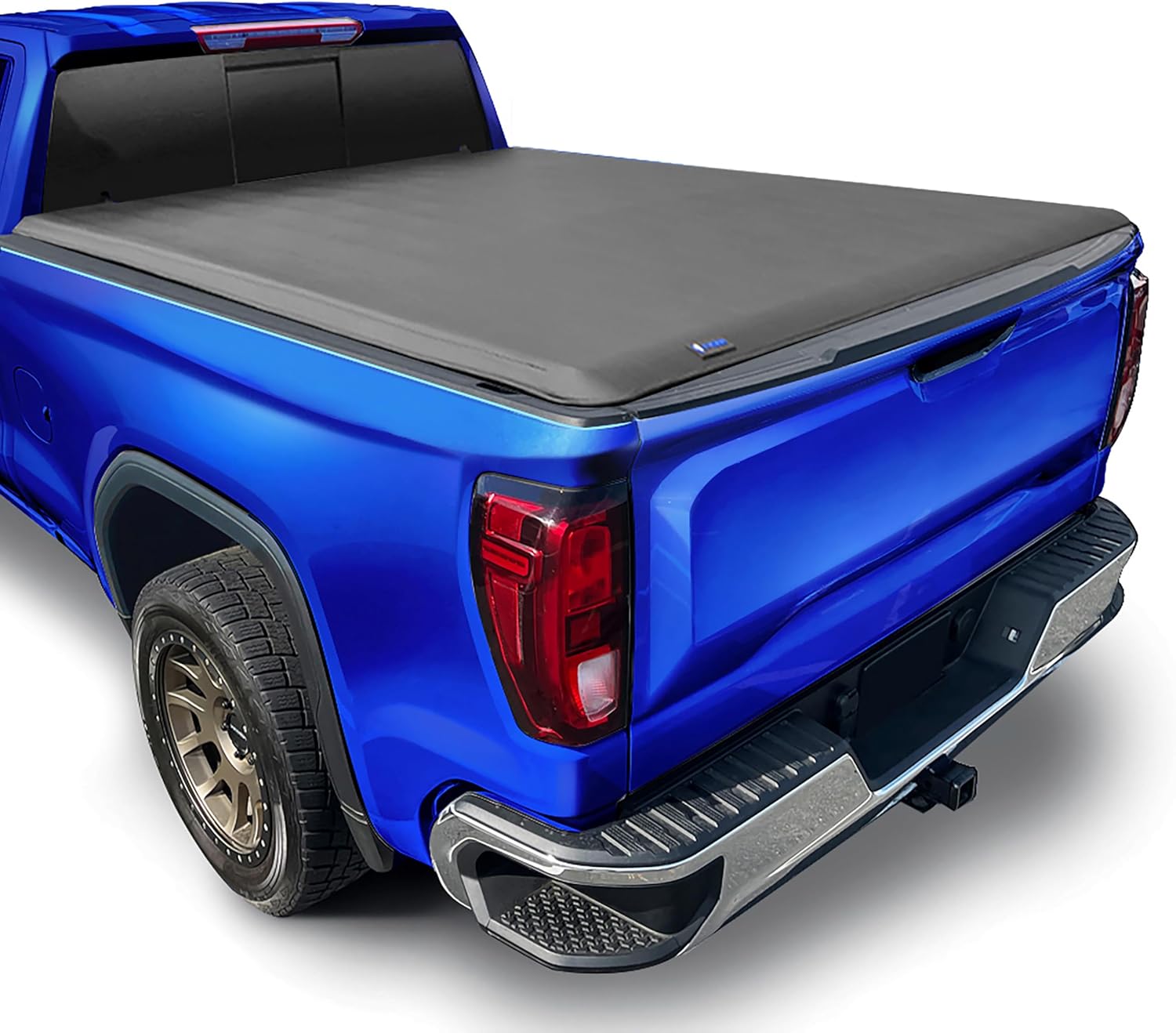Tyger Auto T1 soft roll-up tonneau cover for Chevy Silverado and GMC Sierra 1500 6.7-foot bed