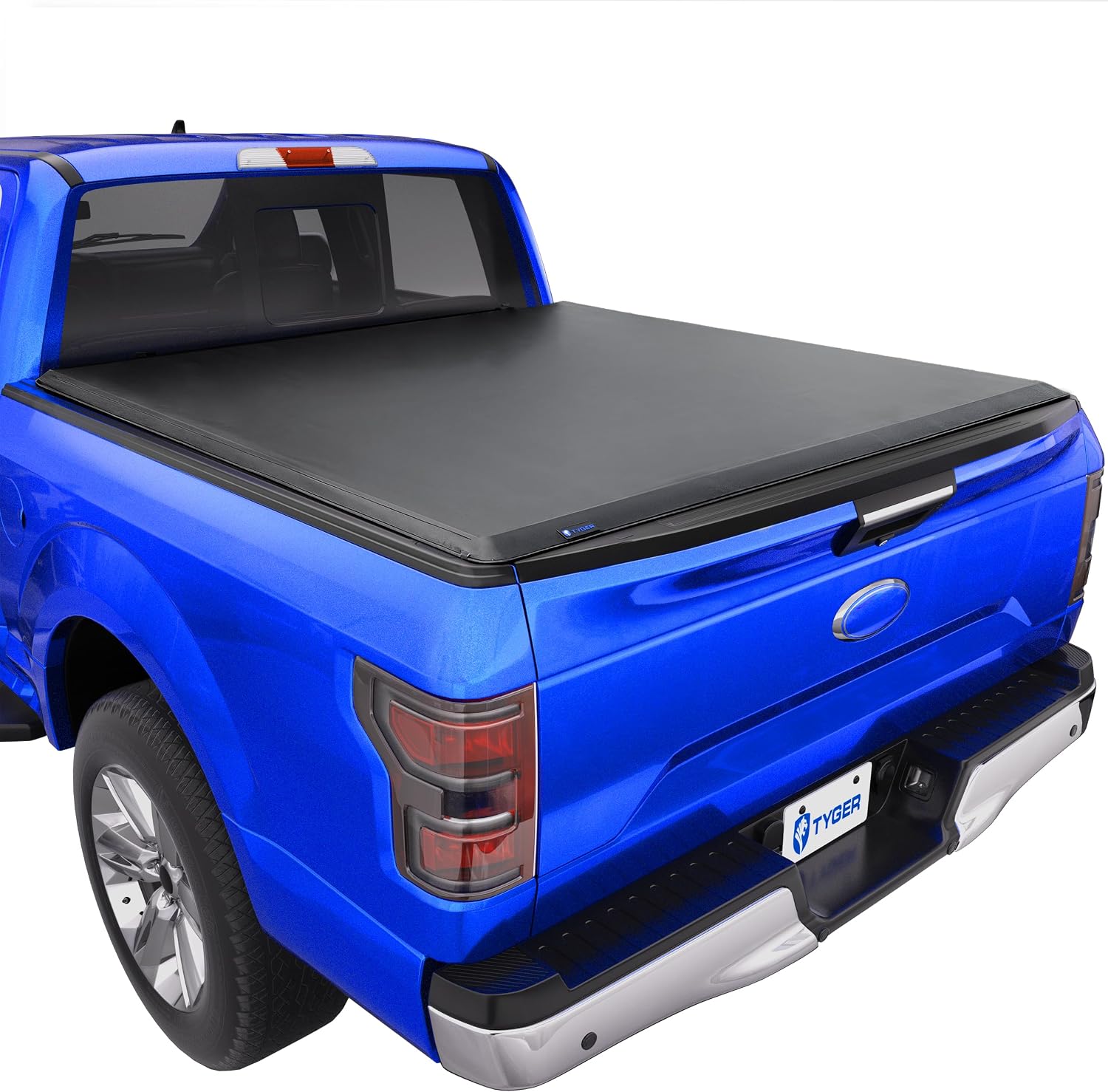 Tyger Auto T1 soft roll-up tonneau cover for a Ford F-150